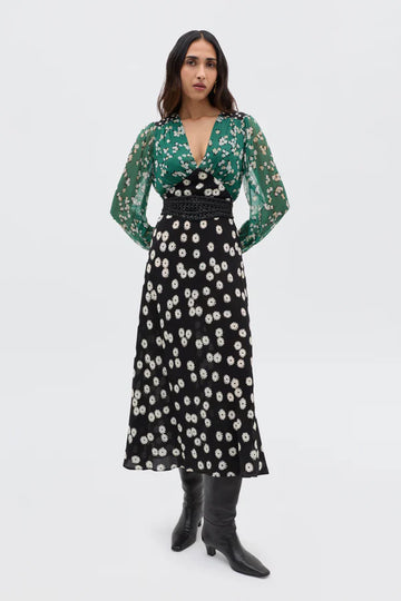 Floral Print Midi Dress