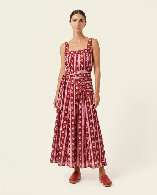Burgundy Poise Wedding Guest Floral Maxi Dress Burgundy Maxi Dress with Relaxed Fit silhouette and Textured texture, clean studio product view for Wedding Guest, a cafe plan, Fall current summer selling first with a light late-summer/pre-fall accent: make by floravincie
