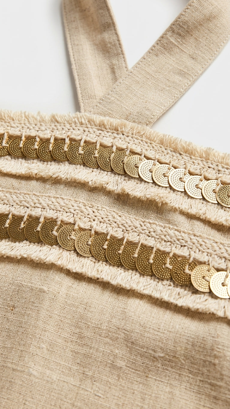 Sand Grace Evening Embroidered Maxi Dress Sand Maxi Dress with Relaxed Fit silhouette and Linen Blend texture, additional styling view for City Dinner, a cafe plan, Fall city dinners, cafe plans, gallery evenings, and polished weekend styling, Euro Chic P by floravincie
