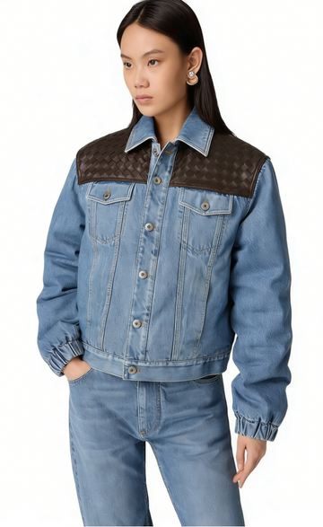 Retro indigo denim jacket