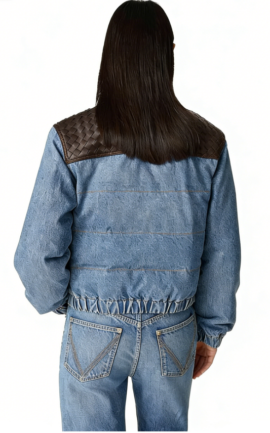 Retro indigo denim jacket