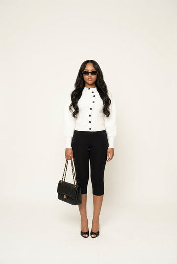 Élise Buttoned Knit Jacket