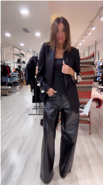 Pearl Embellished Sleeves Blazer