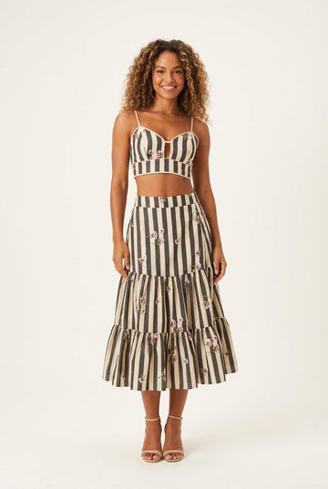 Solara Drift Striped Two-Piece Set