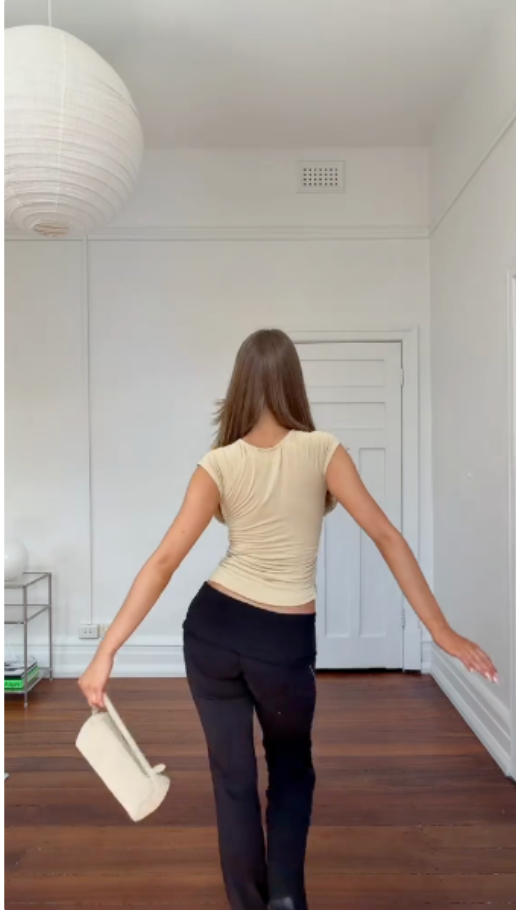 Cut  Out Short - Sleeve Top