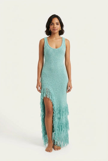 Aurelia Fringe Drift Maxi Dress