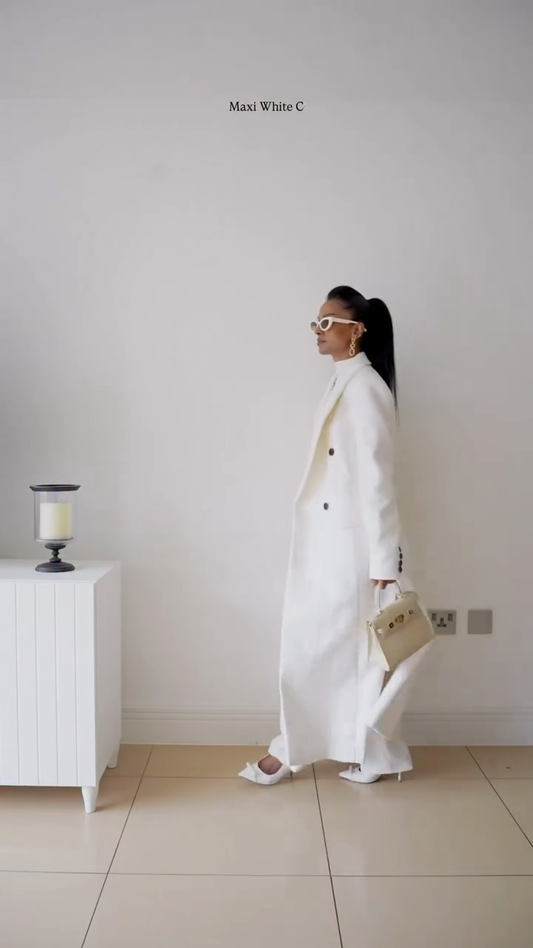 White Tailored Set（Coat+Pants）