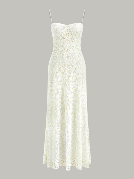 Lace Spaghetti Strap Dress