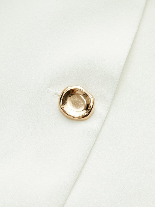 Sleeveless Buttoned Vest-Style Pleated Dress