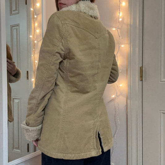 Beige Sherpa - Lined Jacket