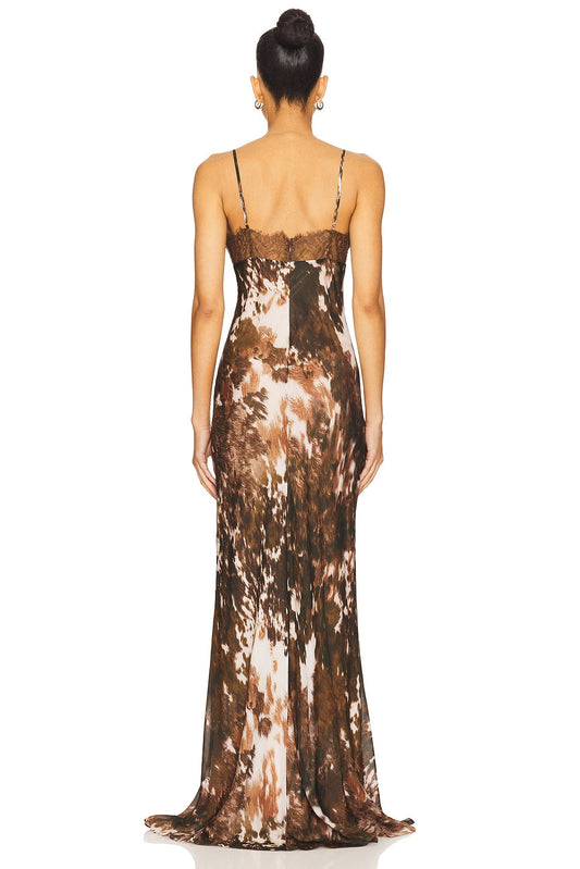 Lace Bust Slip Dress