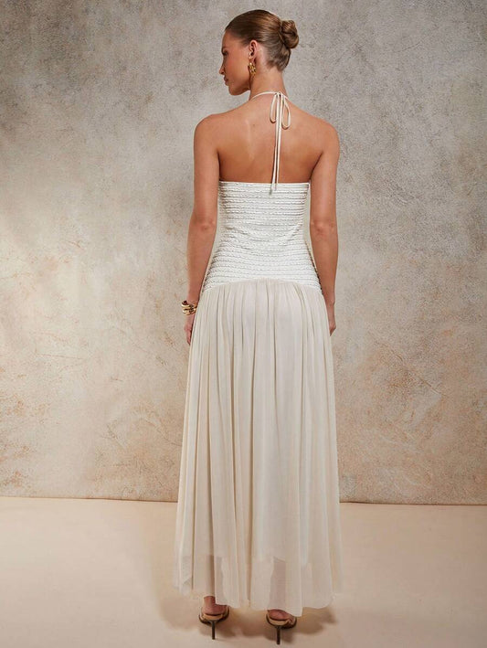 Party Ruffle Sexy Slip Dress