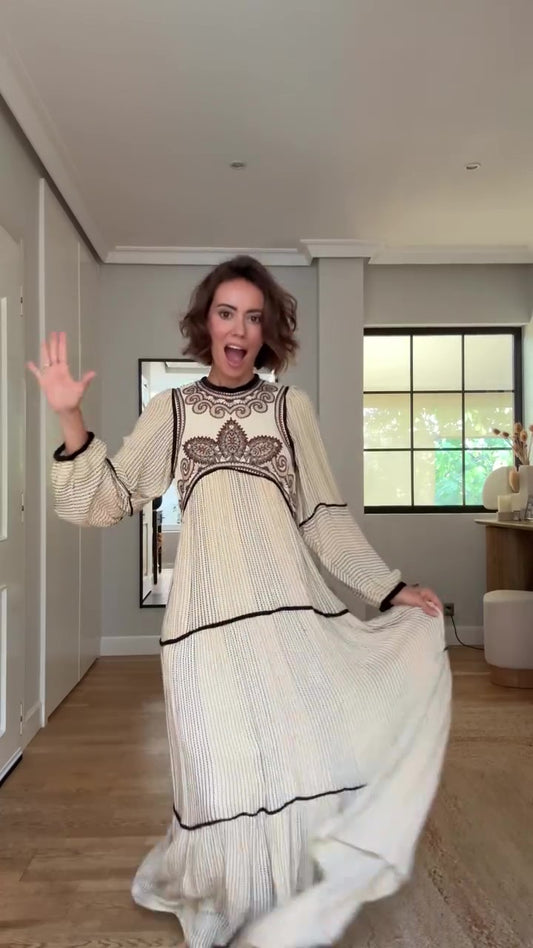 Chic bohemian maxi dress