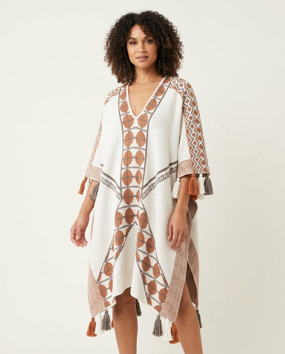 Blue Eyelet V-Neck Maxi Dress "Noelle" Blue Maxi Dress with Relaxed Fit silhouette and Textured texture, clean studio product view for Rooftop Brunch, a gallery opening in Paris, Euro Chic Premium