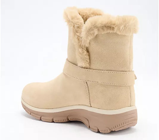 Casual waterproof suede boots