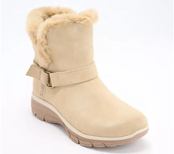 Casual waterproof suede boots