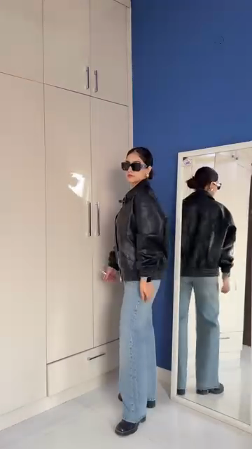 Black Faux Leather Jacket