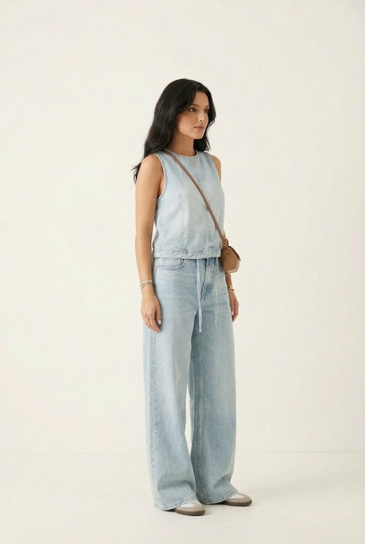 Skyline Ease Denim Set