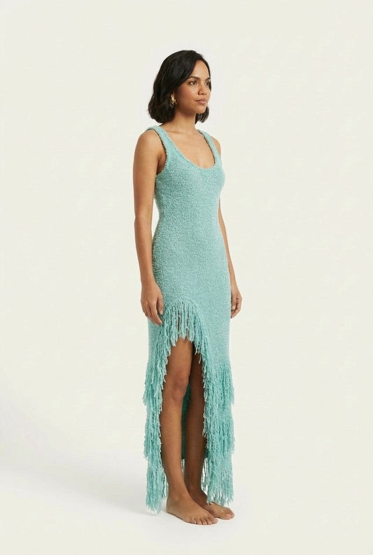 Aurelia Fringe Drift Maxi Dress