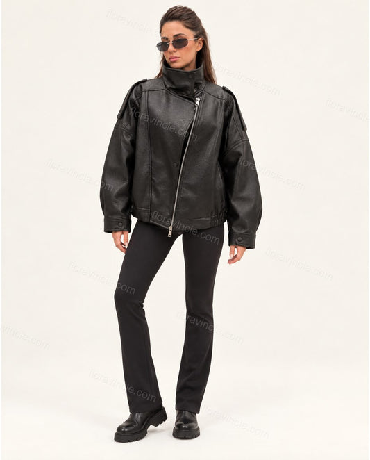 Black Jacket, front studio view, by floravincie
