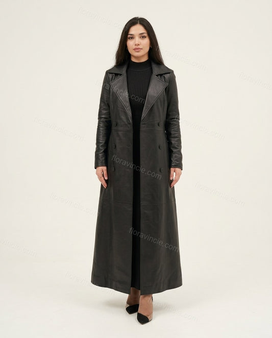 Black Coat, front studio view, by floravincie