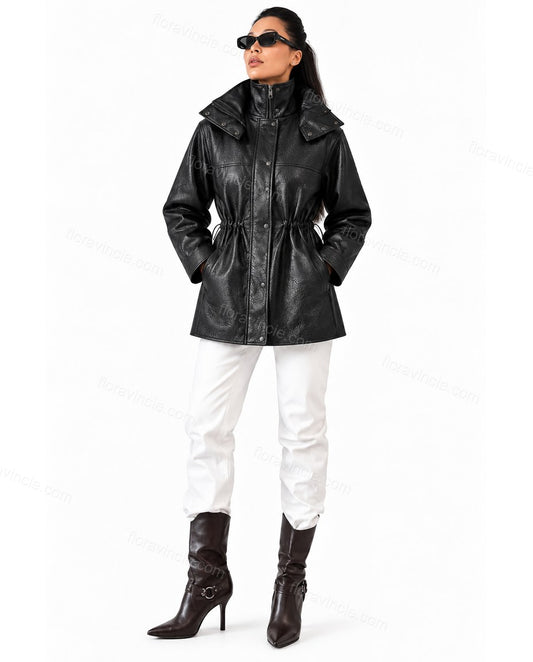 Black Jacket, front studio view, by floravincie