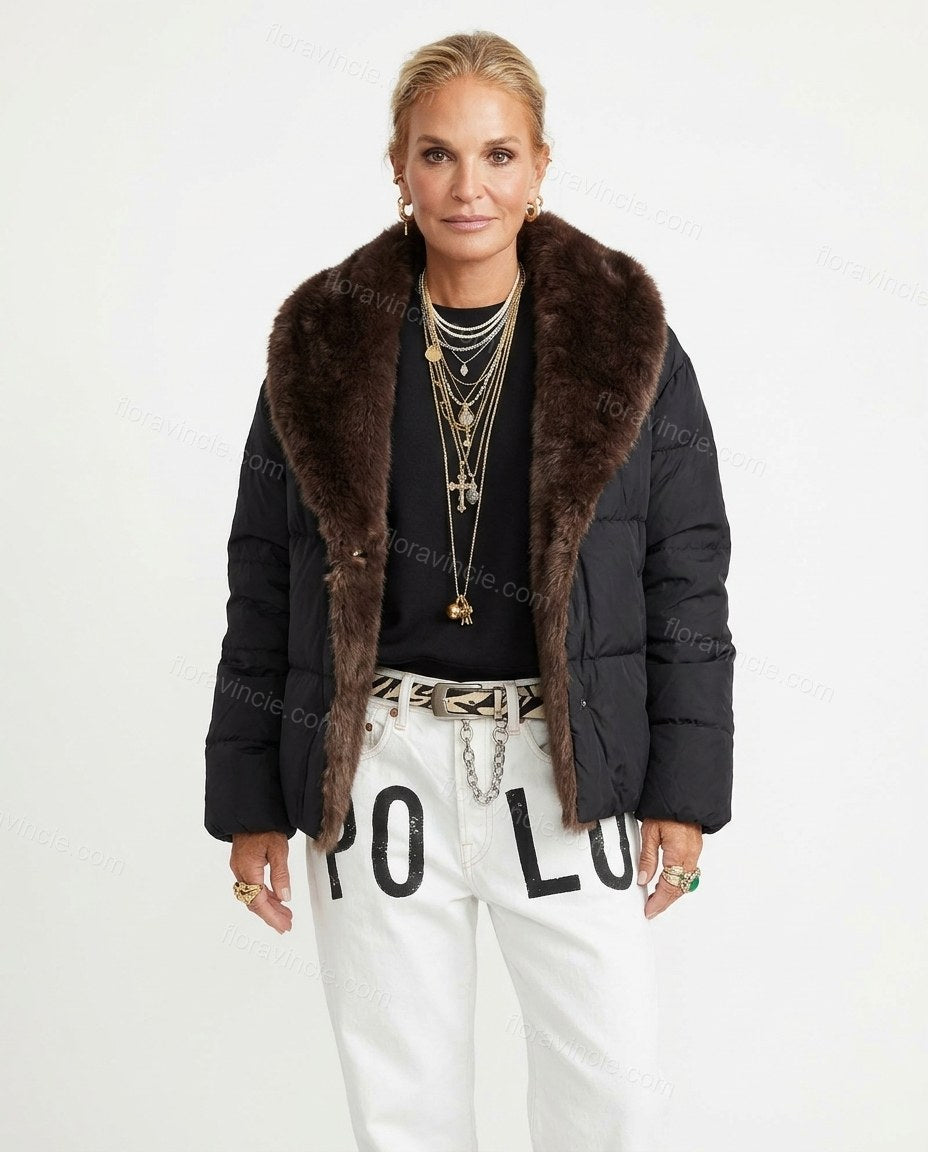 Black Jacket, front studio view, by Floravincie