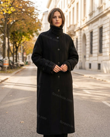 Black Coat, full-length hero view, by Floravincie