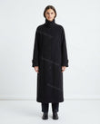 Black Coat, front studio view, by Floravincie