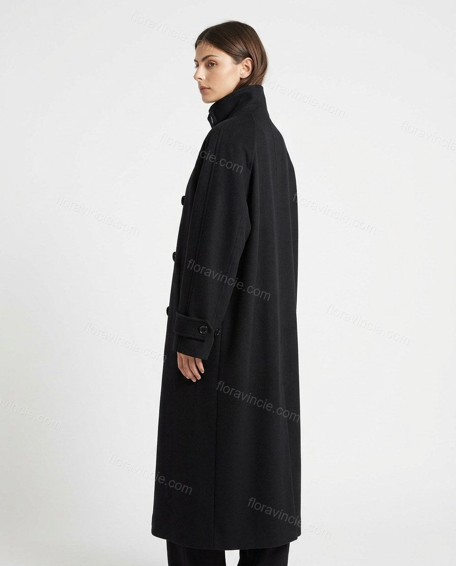 Black Coat, back studio view, by Floravincie