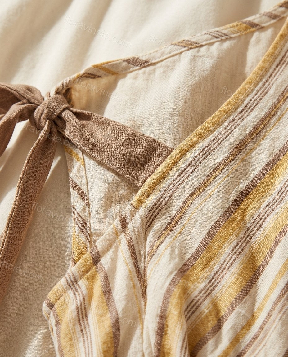 Ivory Glow Office Edit Striped Jumpsuit Ivory Jumpsuit with Asymmetric silhouette and Textured texture, additional styling view for Pre-Fall, a gallery evening, Fall current summer selling first with a light late-summer/pre-fall accent: make it wearable n by floravincie