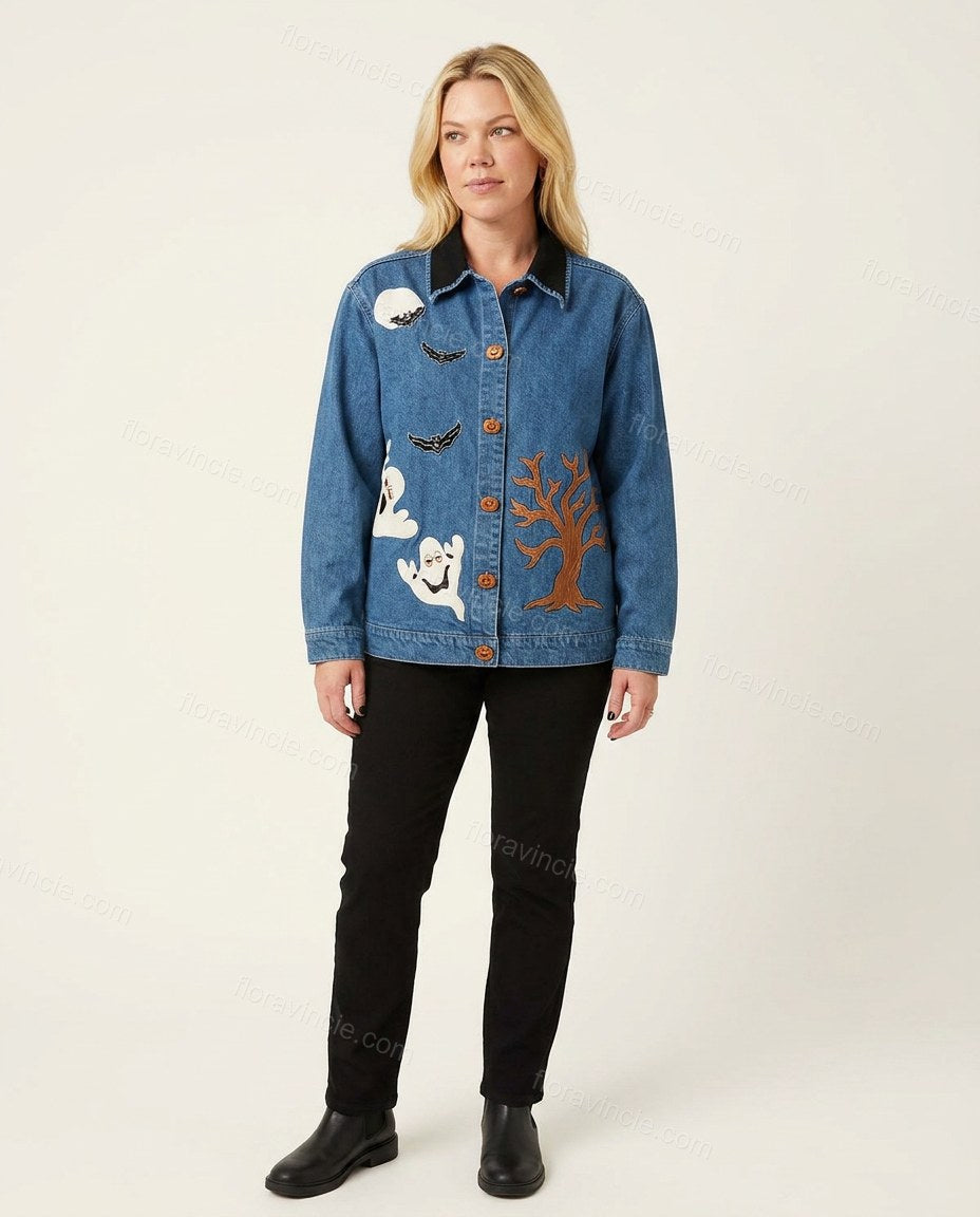 Blue Elevated Denim Jacket by Floravincie