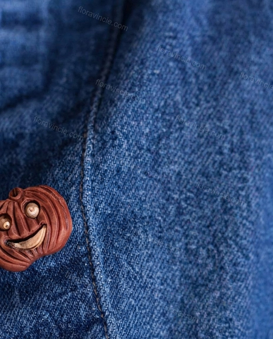 Blue Elevated Denim Jacket by Floravincie