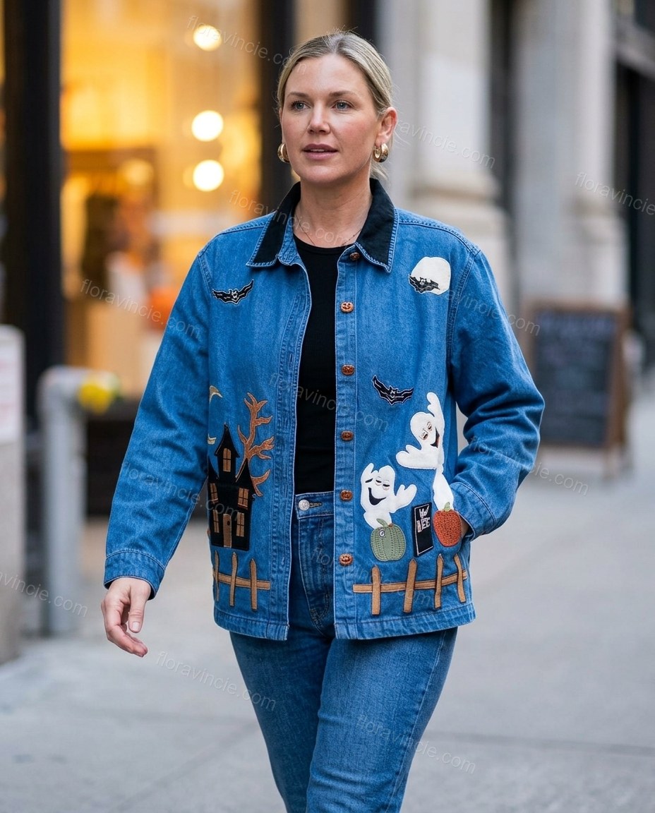 Blue Elevated Denim Jacket by Floravincie